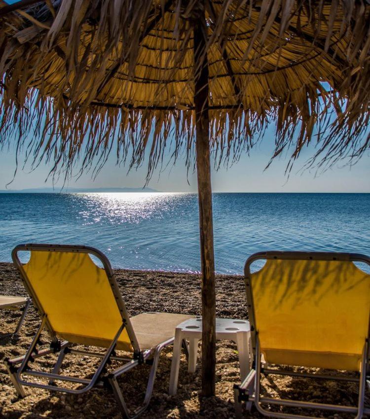Philoxenia Beach Vrasná Dış mekan fotoğraf